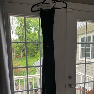 Black cross back gown by Calvin Klein NWT